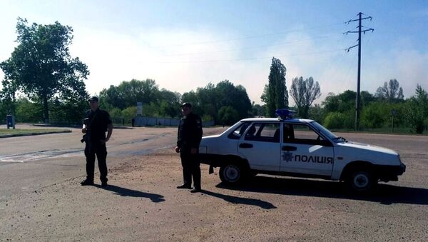 Полицейский пост в Балаклее. 3 мая 2018 Полицейский пост в Балаклее. 3 мая 2018
