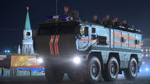 Бронеавтомобиль Тайфун-К на репетиции военного парада на Красной площади, посвященного 73-й годовщине Победы в Великой Отечественной войне Бронеавтомобиль Тайфун-К на репетиции военного парада на Красной площади, посвященного 73-й годовщине Победы в Великой Отечественной войне