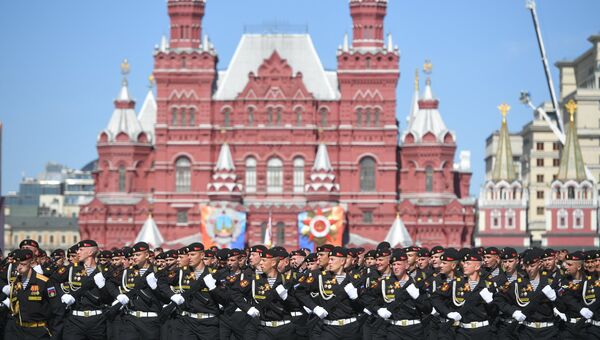 Военнослужащие морской пехоты на военном параде, посвященном 73-й годовщине Победы в Великой Отечественной войне 1941-1945 годов Военнослужащие морской пехоты на военном параде, посвященном 73-й годовщине Победы в Великой Отечественной войне 1941-1945 годов