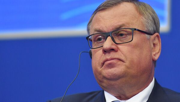 Президент – председатель правления Банка ВТБ Андрей Костин. Архивное фото Президент – председатель правления Банка ВТБ Андрей Костин. Архивное фото