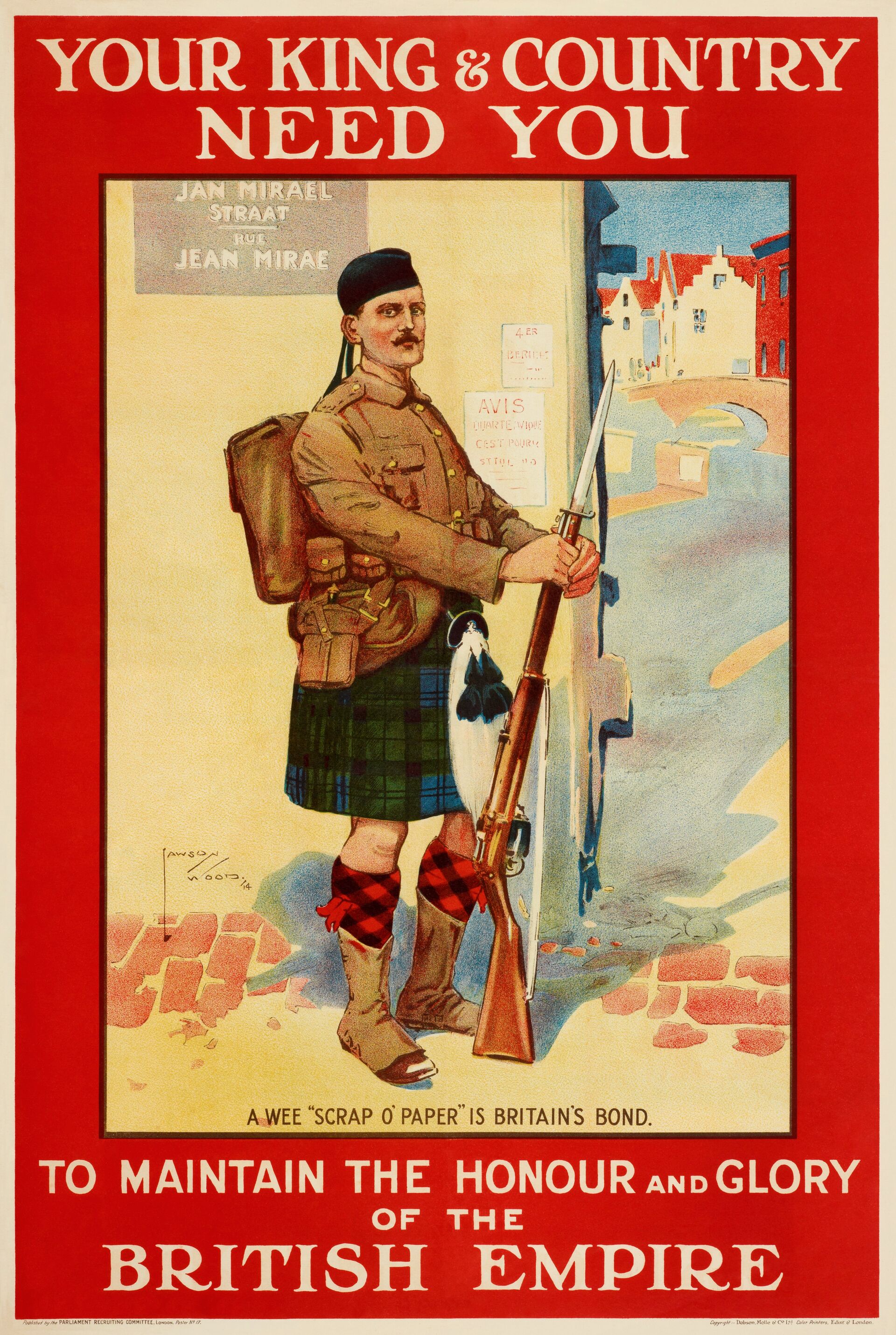 Агитационный плакат времен Первой мировой войны. Великобритания, 1914 Агитационный плакат времен Первой мировой войны. Великобритания, 1914 - РИА Новости, 1920, 29.09.2020