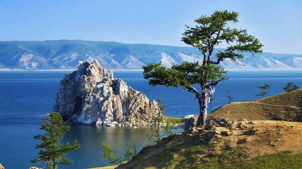 Дерево желаний на озере Байкал Дерево желаний на озере Байкал