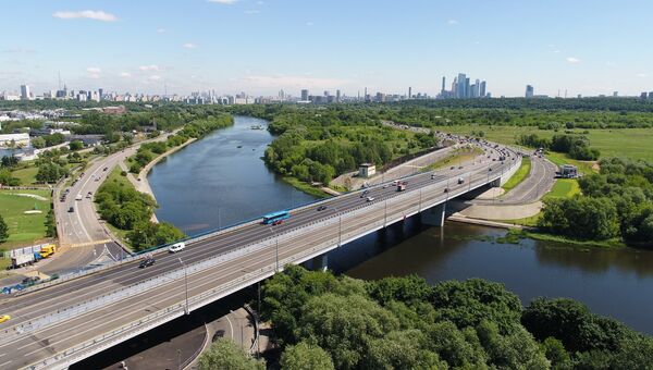 Новый Крылатский мост, открытый 2 июля 2018 Новый Крылатский мост, открытый 2 июля 2018