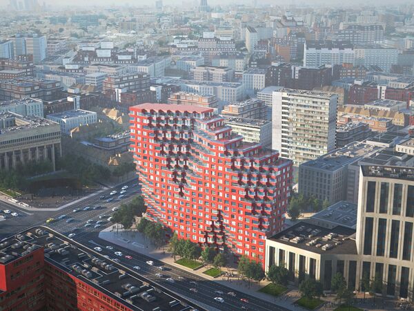 Проект бюро MVRDV Московский силуэт Проект бюро MVRDV Московский силуэт