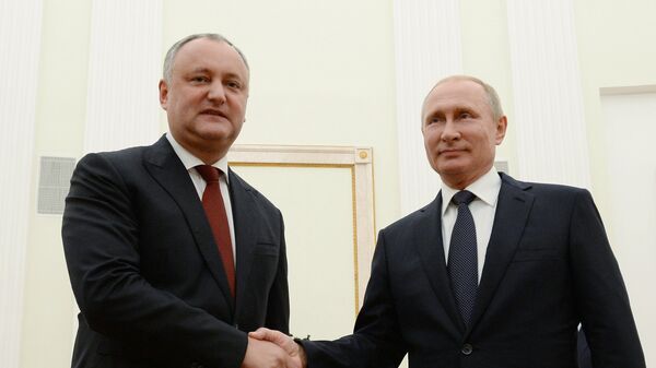 Президент РФ Владимир Путин и президент Молдавии Игорь Додон Президент РФ Владимир Путин и президент Молдавии Игорь Додон