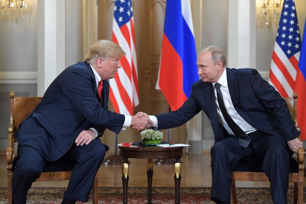 Встреча президента РФ Владимира Путина и президента США Дональда Трампа в Хельсинки. 16 июля 2018 Встреча президента РФ Владимира Путина и президента США Дональда Трампа в Хельсинки. 16 июля 2018