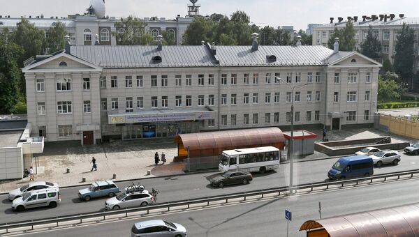 Административное здание и центральная проходная ЦНИИмаш. Архивное фото Административное здание и центральная проходная ЦНИИмаш. Архивное фото