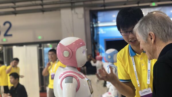Всемирная конференция робототехники в Пекине, Китай. 15 августа 2018 Всемирная конференция робототехники в Пекине, Китай. 15 августа 2018