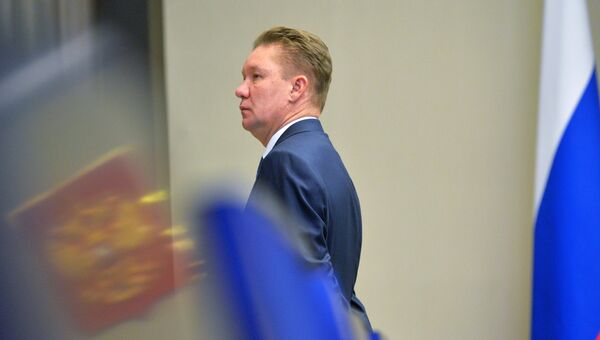 Председатель правления ПАО Газпром Алексей Миллер Председатель правления ПАО Газпром Алексей Миллер
