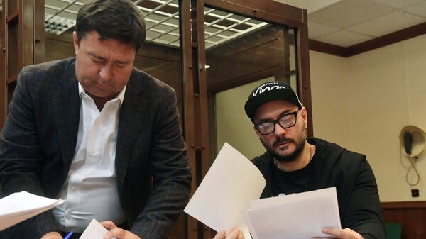 Режиссер, художественный руководитель театра Гоголь-центр Кирилл Серебренников в Мосгорсуде Москвы Режиссер, художественный руководитель театра Гоголь-центр Кирилл Серебренников в Мосгорсуде Москвы