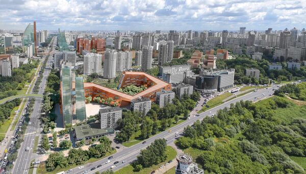 Концепция консорциума Bofill Arquitectura Мастер'c план Концепция консорциума Bofill Arquitectura Мастер'c план