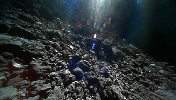 Поверхность астероида Рюгю Поверхность астероида Рюгю