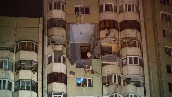 Жилой дом на Московском проспекте в Кишиневе, где произошел взрыв. 7 октября 2018 Жилой дом на Московском проспекте в Кишиневе, где произошел взрыв. 7 октября 2018