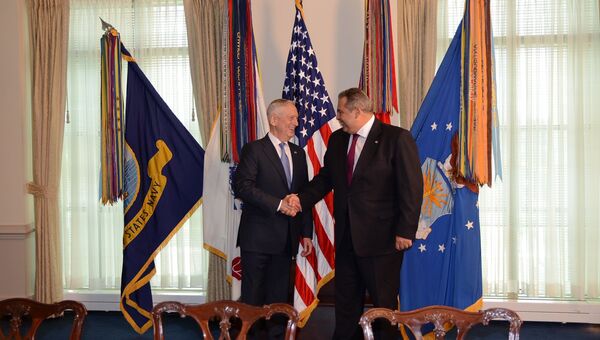 Визит министра обороны Греции Паноса Камменоса в США Визит министра обороны Греции Паноса Камменоса в США