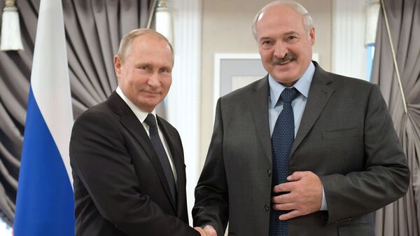 Владимир Путин и Александр Лукашенко Владимир Путин и Александр Лукашенко
