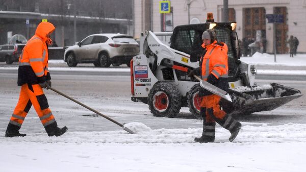 Снегопад в Москве Снегопад в Москве