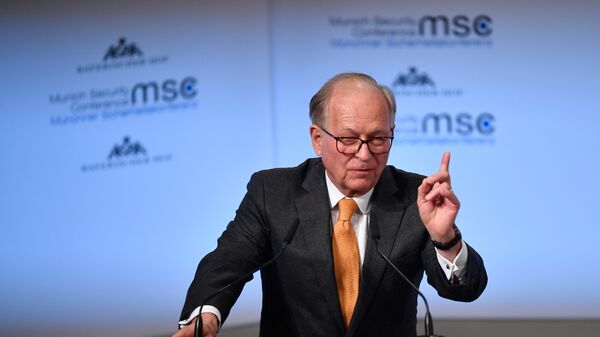 Председатель ежегодной Мюнхенской международной конференции по безопасности Вольфганг Ишингер Председатель ежегодной Мюнхенской международной конференции по безопасности Вольфганг Ишингер