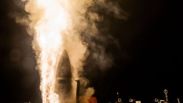 Запуск американской противоракеты SM-3 Block IIA Запуск американской противоракеты SM-3 Block IIA
