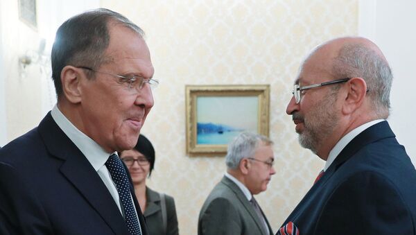 Встреча главы МИД РФ Сергея Лаврова с верховным комиссаром ОБСЕ по делам национальных меньшинств Ламберто Заньером Встреча главы МИД РФ Сергея Лаврова с верховным комиссаром ОБСЕ по делам национальных меньшинств Ламберто Заньером