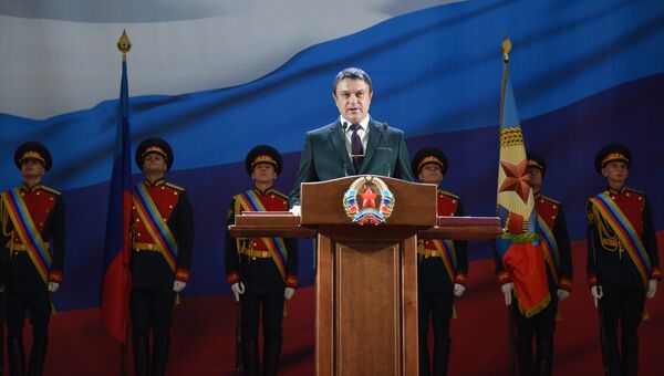 Глава Луганской народной республики Леонид Пасечник. Архивное фото Глава Луганской народной республики Леонид Пасечник. Архивное фото