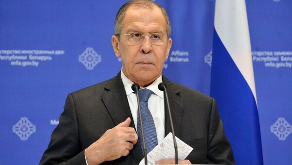 Глава МИД РФ Сергей Лавров на совместном заявлении для прессы по итогам встречи с главой МИД Белоруссии Владимиром Макеем в Минске. 21 ноября 2018 Глава МИД РФ Сергей Лавров на совместном заявлении для прессы по итогам встречи с главой МИД Белоруссии Владимиром Макеем в Минске. 21 ноября 2018