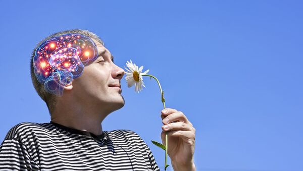Мужчина и цветок Мужчина и цветок