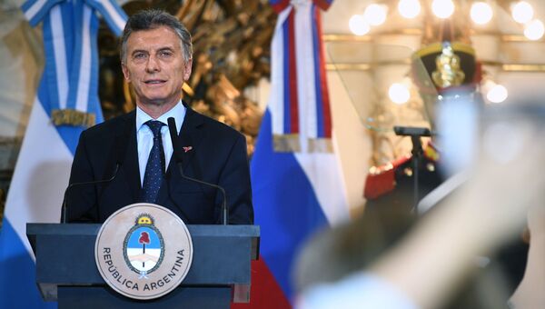 Президент Аргентины Маурисио Макри на пресс-конференции по итогам российско-аргентинских переговоров. 1 декабря 2018 Президент Аргентины Маурисио Макри на пресс-конференции по итогам российско-аргентинских переговоров. 1 декабря 2018
