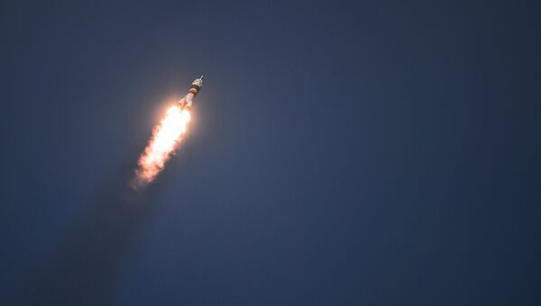 Старт ракеты-носителя Союз-ФГ с пилотируемым кораблем Союз МС-11. 3 декабря 2018 Старт ракеты-носителя Союз-ФГ с пилотируемым кораблем Союз МС-11. 3 декабря 2018