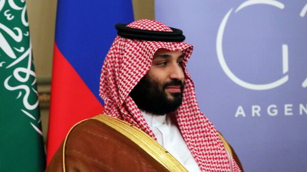 Наследный принц Саудовской Аравии Мухаммед бен Сальман аль Сауд на саммите Группы двадцати G20 в Буэнос-Айресе Наследный принц Саудовской Аравии Мухаммед бен Сальман аль Сауд на саммите Группы двадцати G20 в Буэнос-Айресе