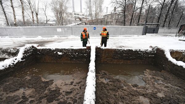 Работа снегоплавильного пункта Мосводостока Работа снегоплавильного пункта Мосводостока