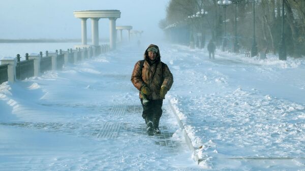 Городская набережная в Хабаровске Городская набережная в Хабаровске