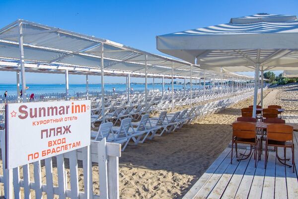 Пляж Sunmar inn в Анапе Пляж Sunmar inn в Анапе