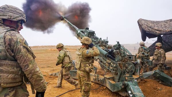 Военнослужащие армии США во время операции Непоколебимая решимость на ближнем Востоке Военнослужащие армии США во время операции Непоколебимая решимость на ближнем Востоке