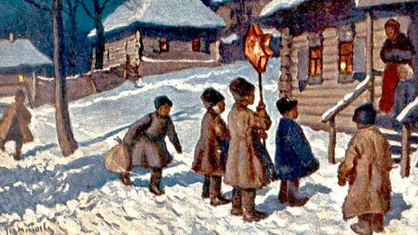 Картина М. Гермашева Со звездой. 1916 год Картина М. Гермашева Со звездой. 1916 год