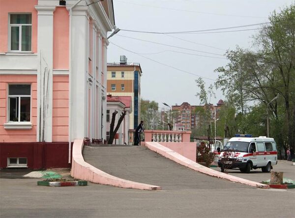 Здание Амурской областной детской клинической больницы Здание Амурской областной детской клинической больницы
