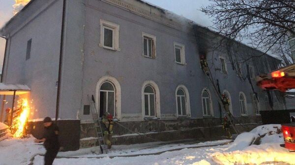Ликвидация пожара на территории Киево-Печерской лавры. 14 января 2019 Ликвидация пожара на территории Киево-Печерской лавры. 14 января 2019