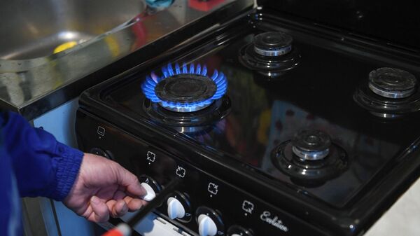 Специалист проводит техническое обслуживание внутриквартирного газового оборудования Специалист проводит техническое обслуживание внутриквартирного газового оборудования