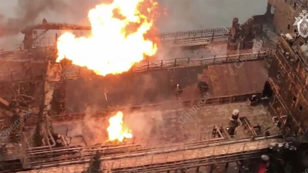Пожар на газовых танкерах в Черном море Пожар на газовых танкерах в Черном море
