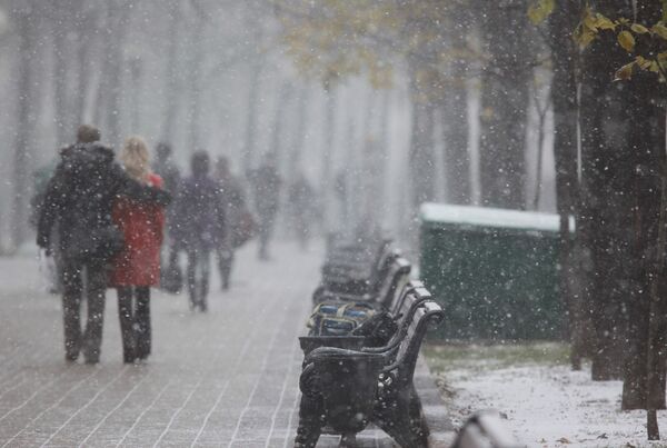 Снег в Москве Снег в Москве