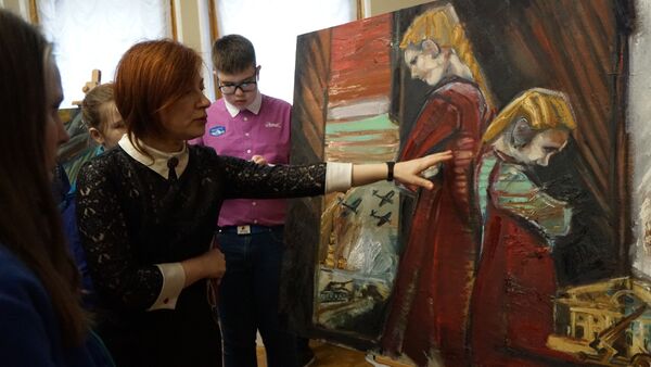 Наталья Шевченко рассказывает о картине Блокадный Ленинград Наталья Шевченко рассказывает о картине Блокадный Ленинград