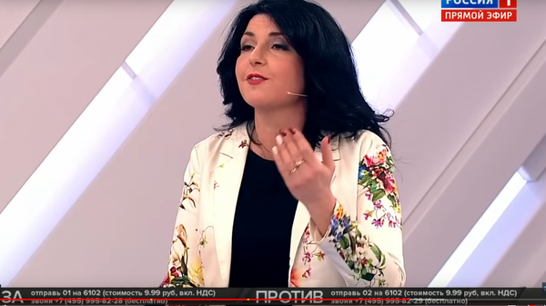 Украинскую журналистку выгнали из студии России 1 Украинскую журналистку выгнали из студии России 1