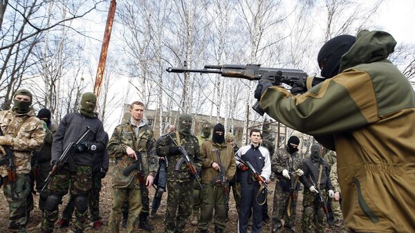 Бойцы батальона Азов Бойцы батальона Азов