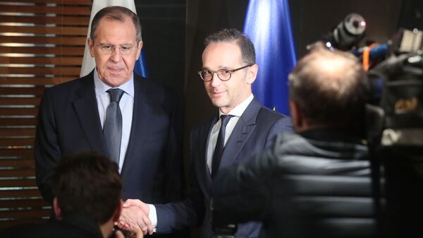Министр иностранных дел РФ Сергей Лавров и министр иностранных дел ФРГ Хайко Маас Министр иностранных дел РФ Сергей Лавров и министр иностранных дел ФРГ Хайко Маас