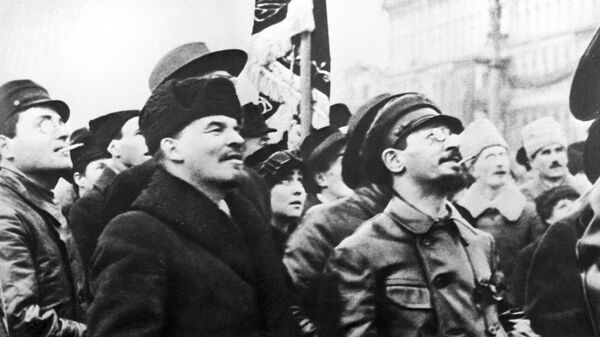 Владимир Ленин и Яков Свердлов