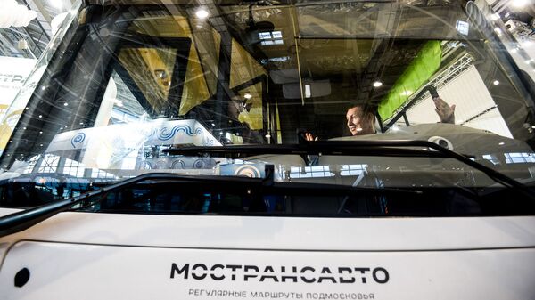 Автобус компании Мострансавто Автобус компании Мострансавто