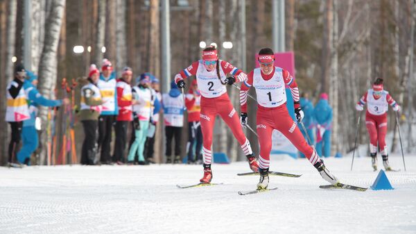 Лыжная гонка преследования на Универсиаде в Красноярске