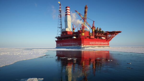Морская нефтедобывающая платформа Приразломная Морская нефтедобывающая платформа Приразломная