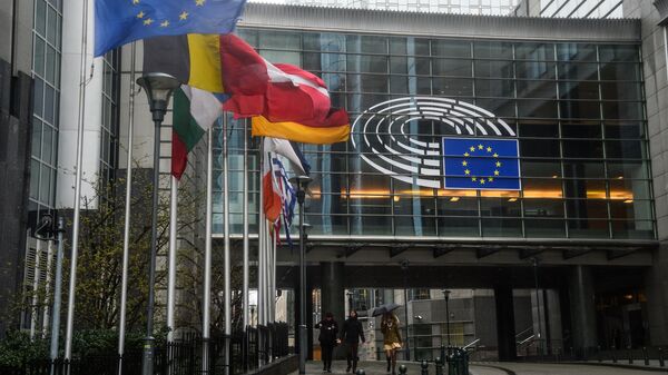 Здание Европейского парламента в Брюсселе. Архивное фото