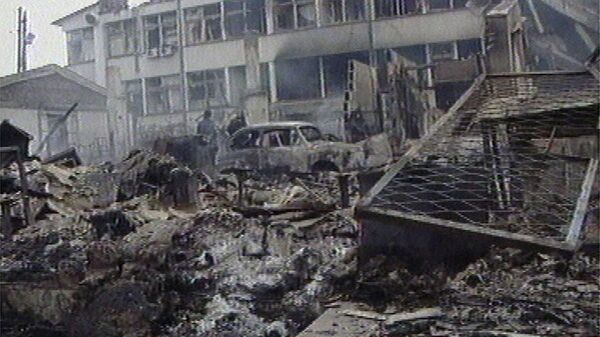  Приштина после бомбардировки