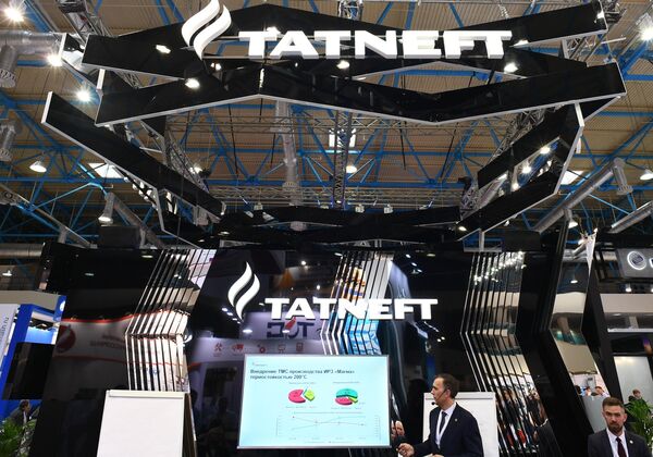 Стенд нефтяной компании Татнефть на выставке Нефтегаз-2019 Стенд нефтяной компании Татнефть на выставке Нефтегаз-2019